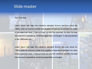 Power Crude Refinery PowerPoint Template