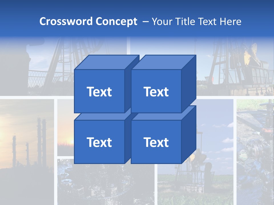 Power Crude Refinery PowerPoint Template