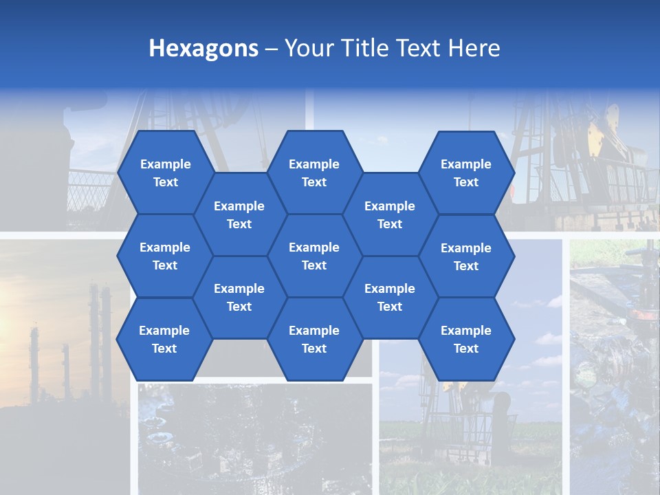 Power Crude Refinery PowerPoint Template