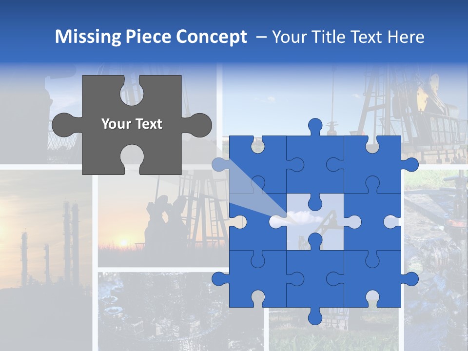 Power Crude Refinery PowerPoint Template