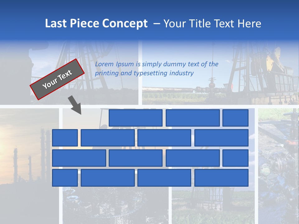 Power Crude Refinery PowerPoint Template