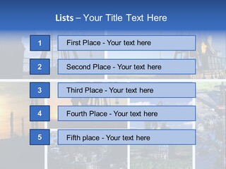 Power Crude Refinery PowerPoint Template