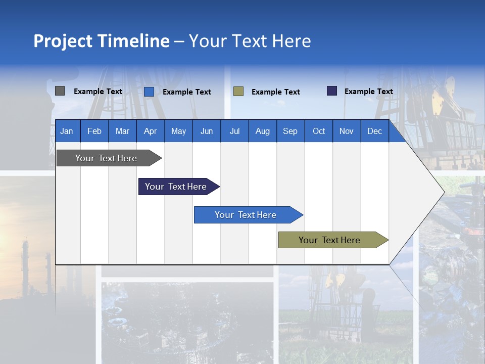 Power Crude Refinery PowerPoint Template