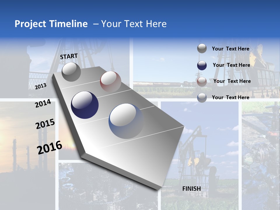 Power Crude Refinery PowerPoint Template
