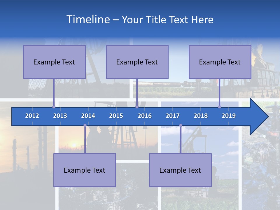 Power Crude Refinery PowerPoint Template
