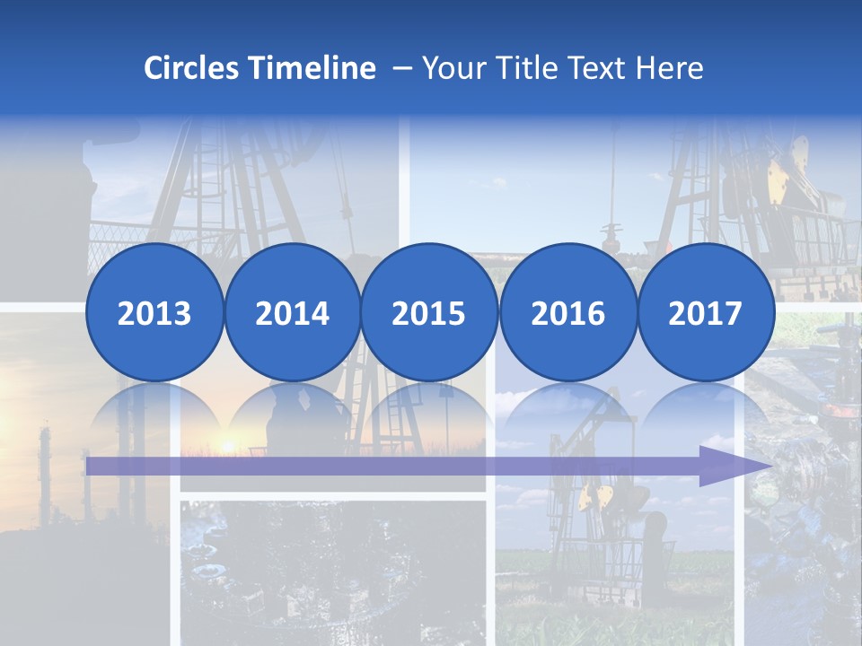 Power Crude Refinery PowerPoint Template