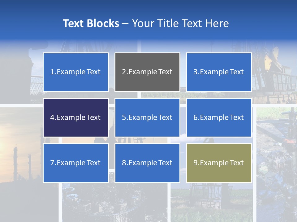 Power Crude Refinery PowerPoint Template