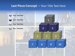 Power Crude Refinery PowerPoint Template