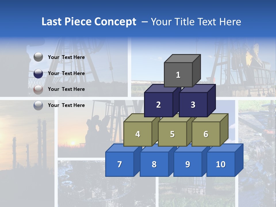 Power Crude Refinery PowerPoint Template