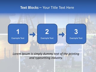 Power Crude Refinery PowerPoint Template