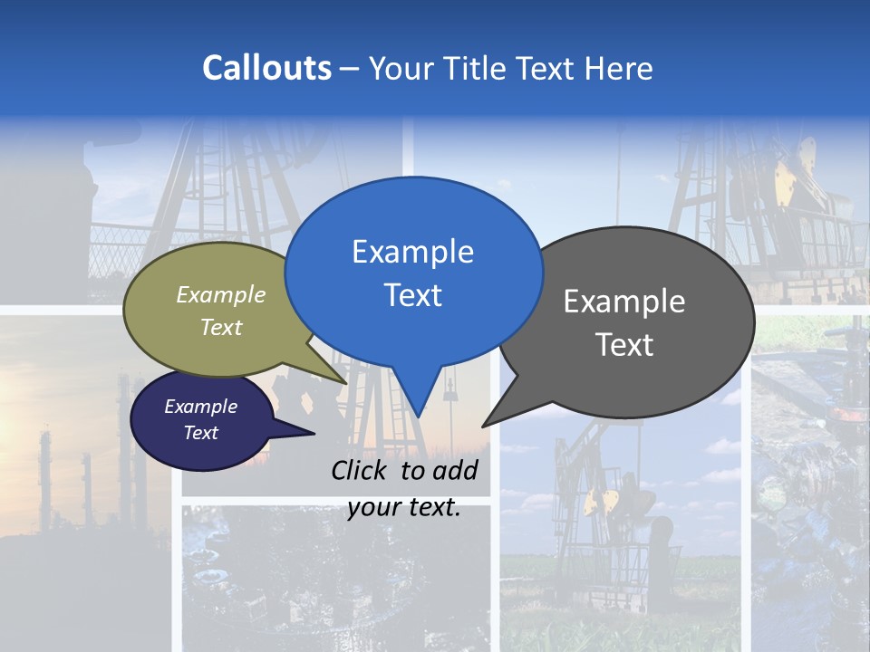 Power Crude Refinery PowerPoint Template