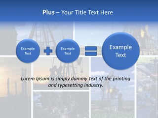 Power Crude Refinery PowerPoint Template