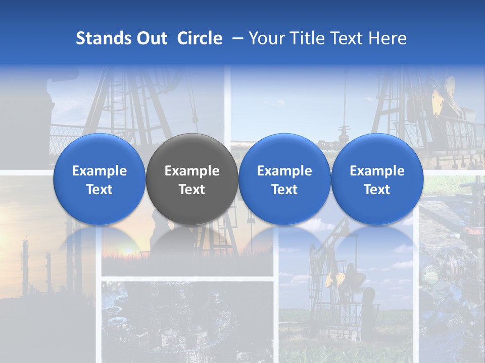 Power Crude Refinery PowerPoint Template