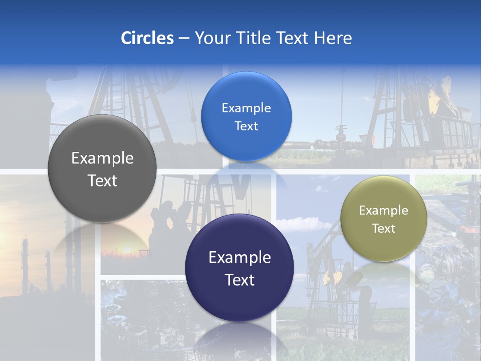 Power Crude Refinery PowerPoint Template