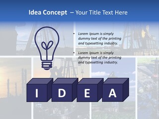 Power Crude Refinery PowerPoint Template