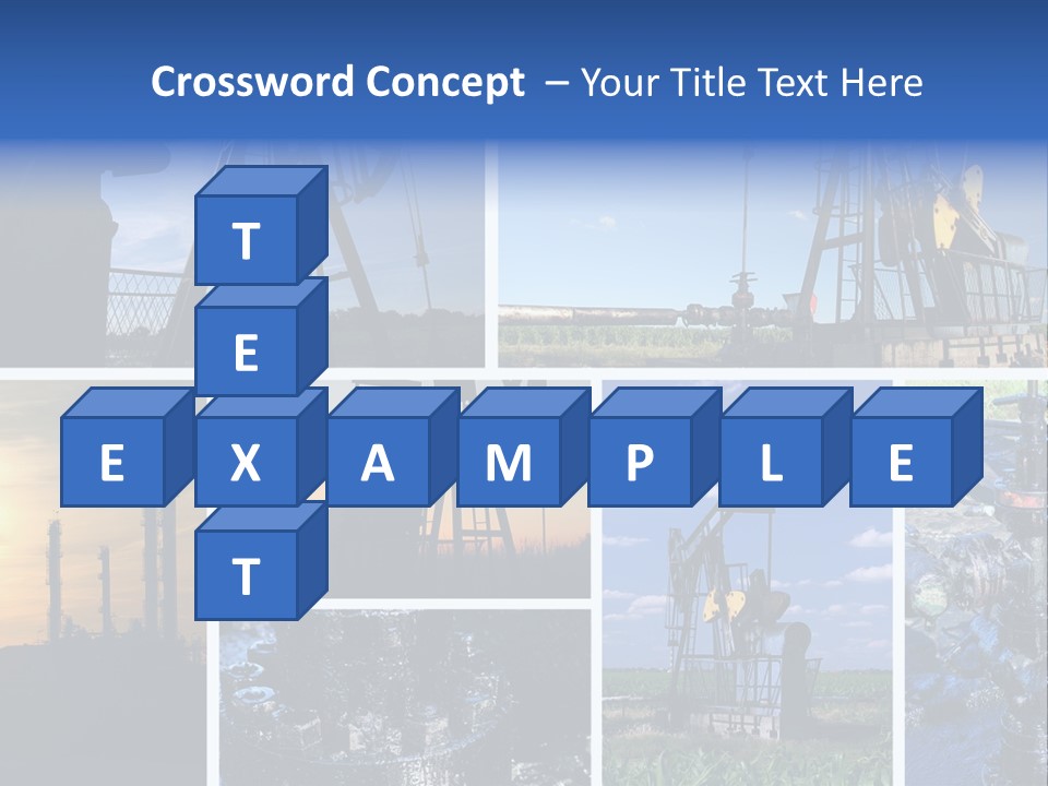 Power Crude Refinery PowerPoint Template