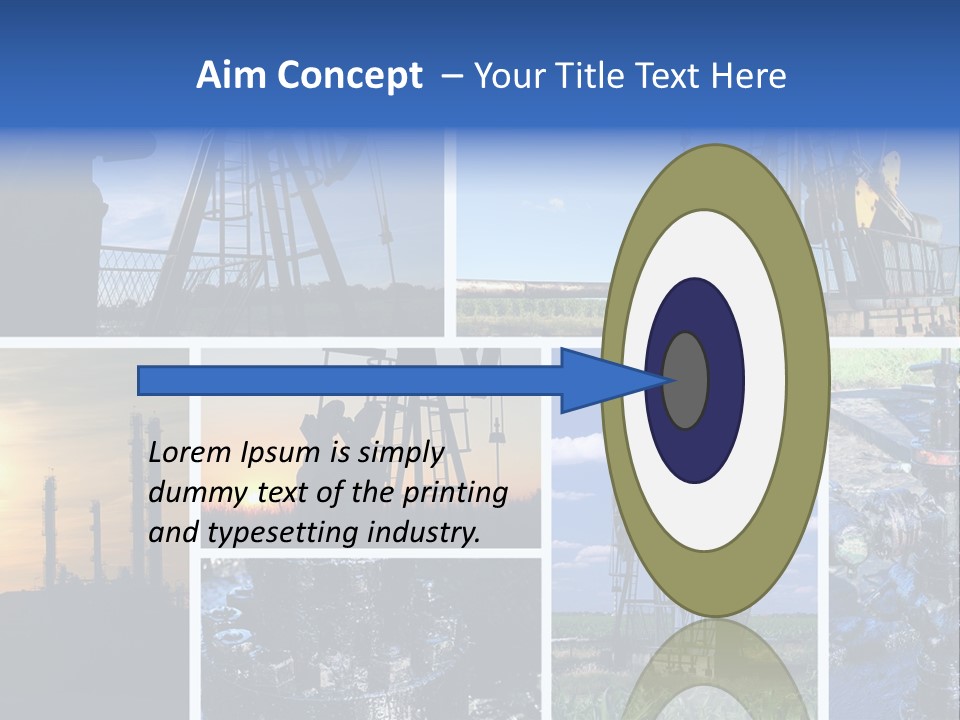 Power Crude Refinery PowerPoint Template