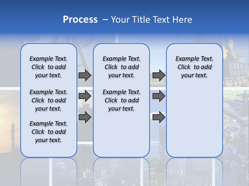 Power Crude Refinery PowerPoint Template