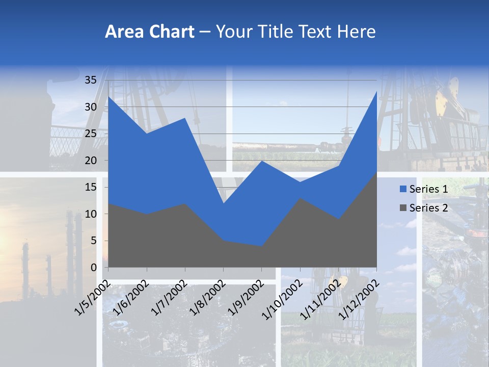 Power Crude Refinery PowerPoint Template
