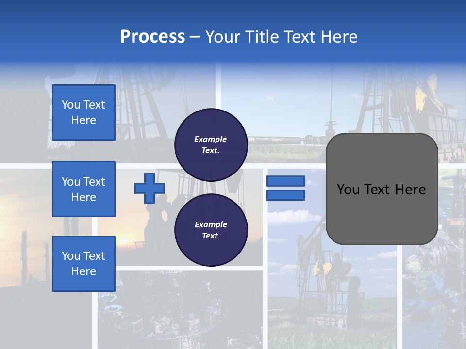 Power Crude Refinery PowerPoint Template