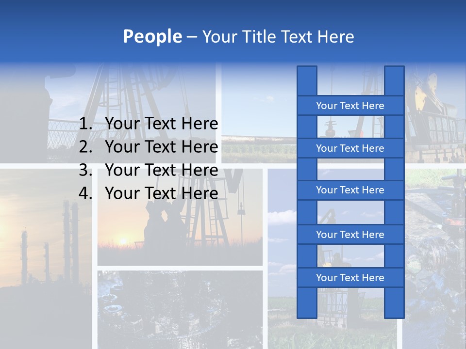 Power Crude Refinery PowerPoint Template