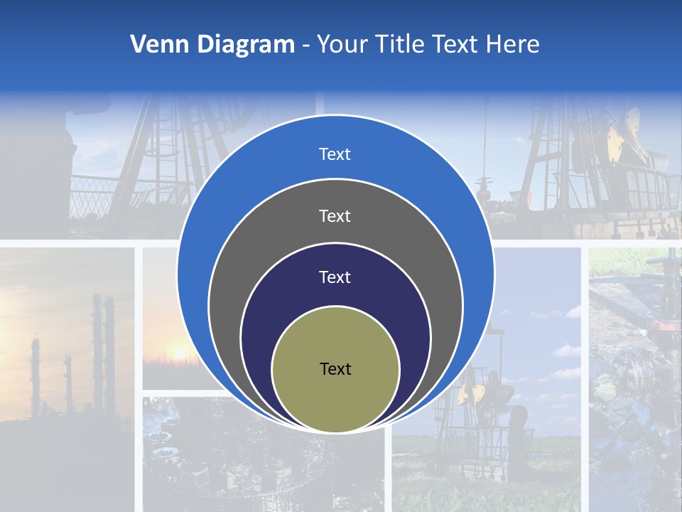 Power Crude Refinery PowerPoint Template