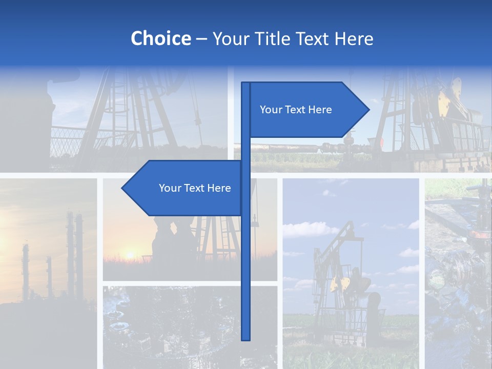 Power Crude Refinery PowerPoint Template