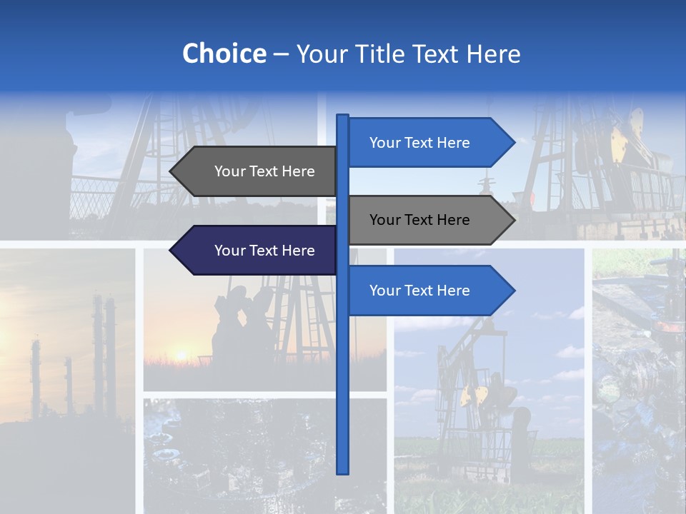 Power Crude Refinery PowerPoint Template