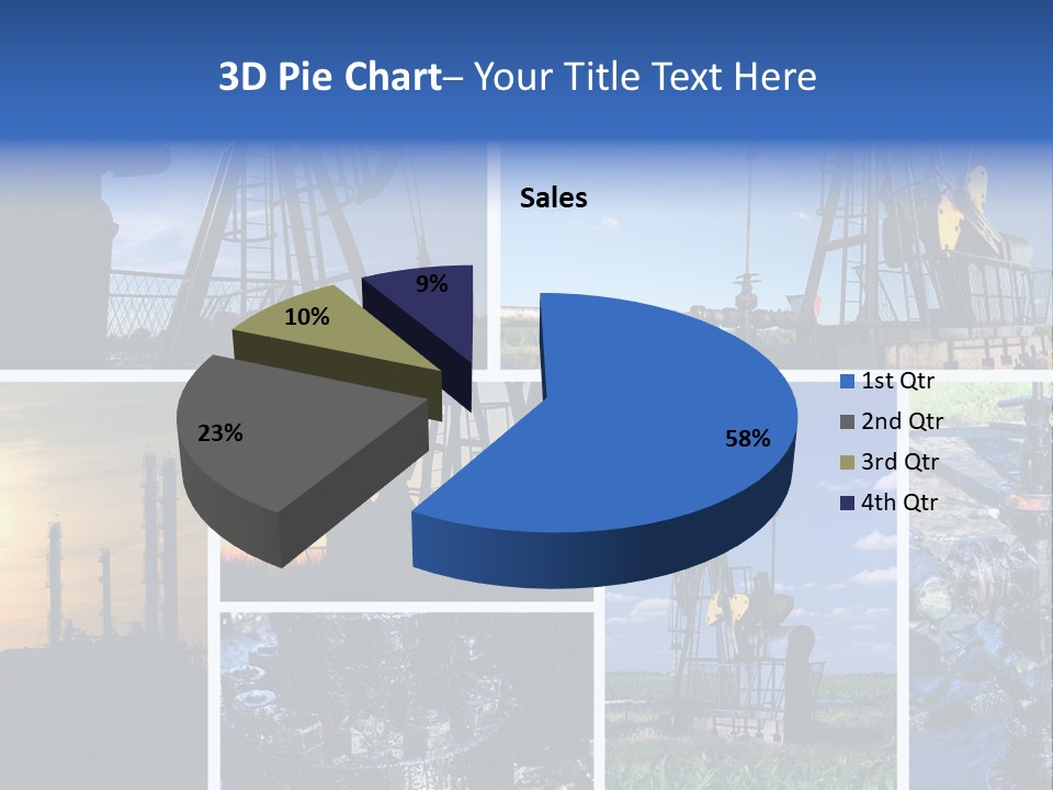Power Crude Refinery PowerPoint Template