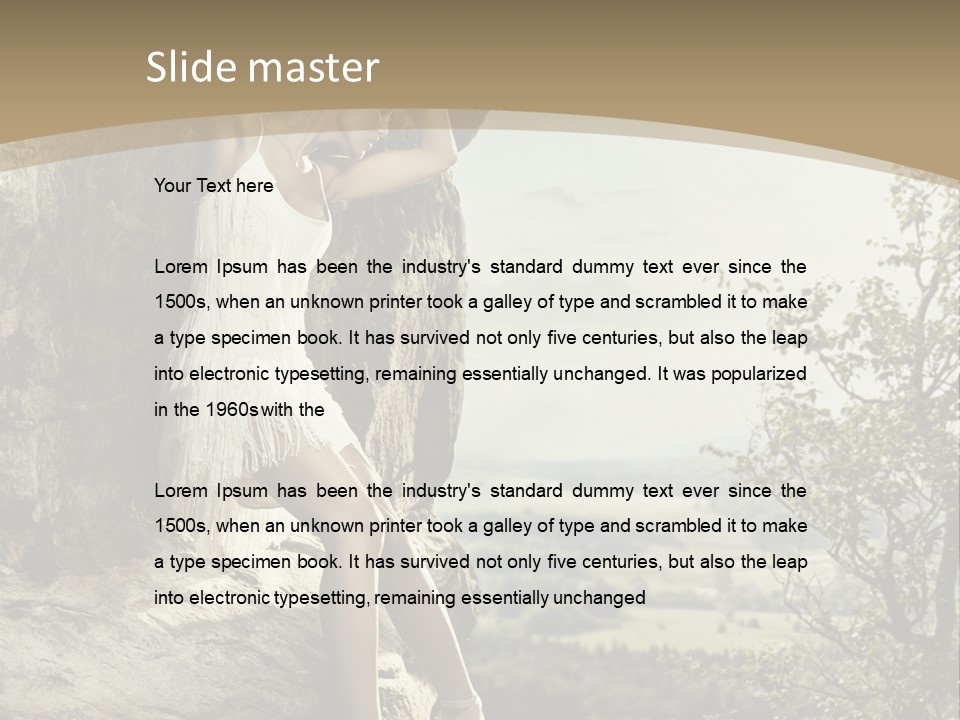 Background Lights Gorgeous PowerPoint Template