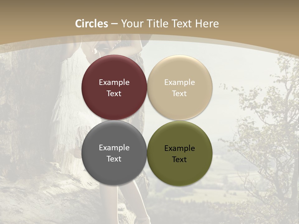 Background Lights Gorgeous PowerPoint Template