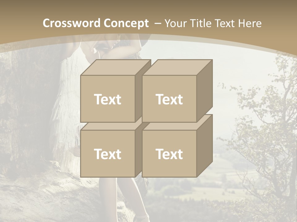 Background Lights Gorgeous PowerPoint Template