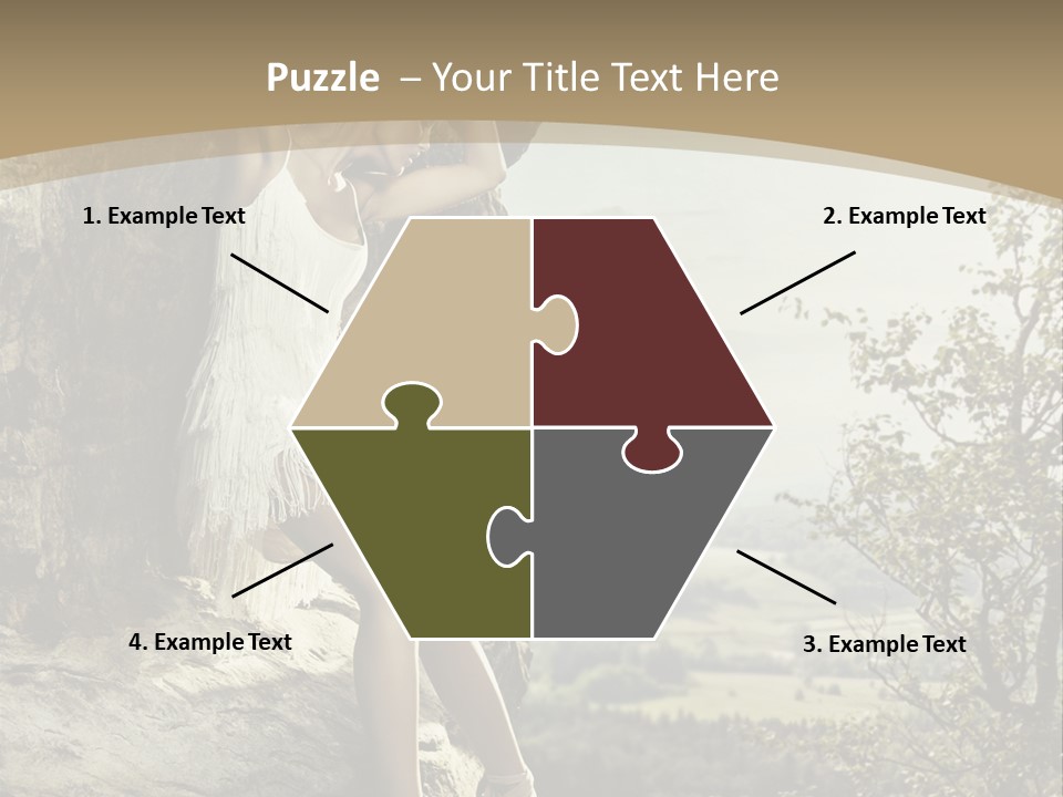 Background Lights Gorgeous PowerPoint Template