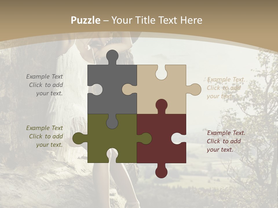 Background Lights Gorgeous PowerPoint Template