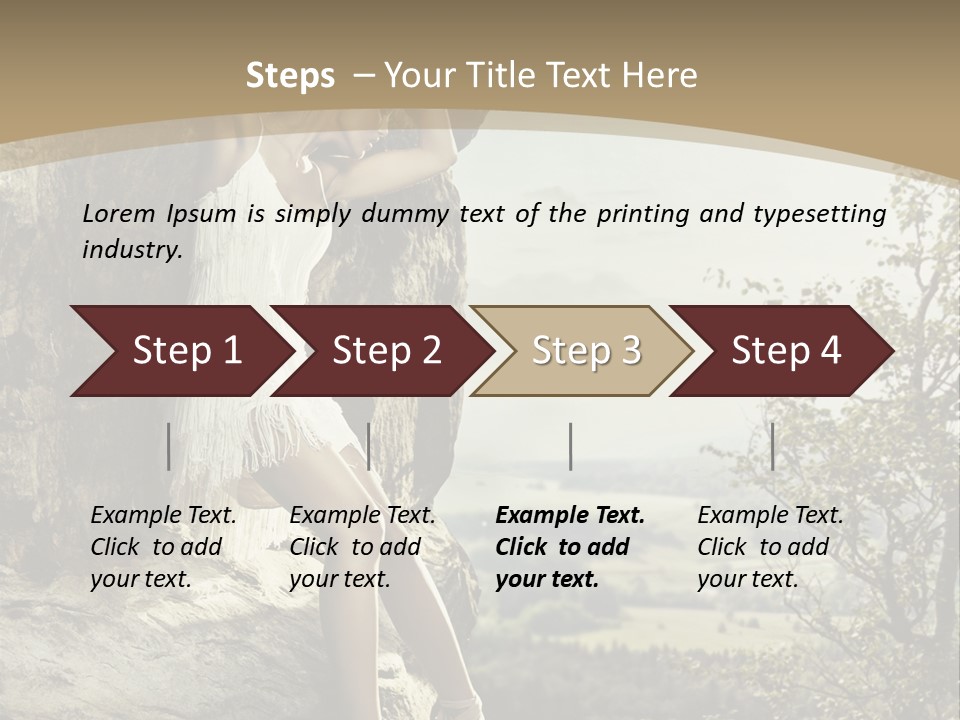 Background Lights Gorgeous PowerPoint Template