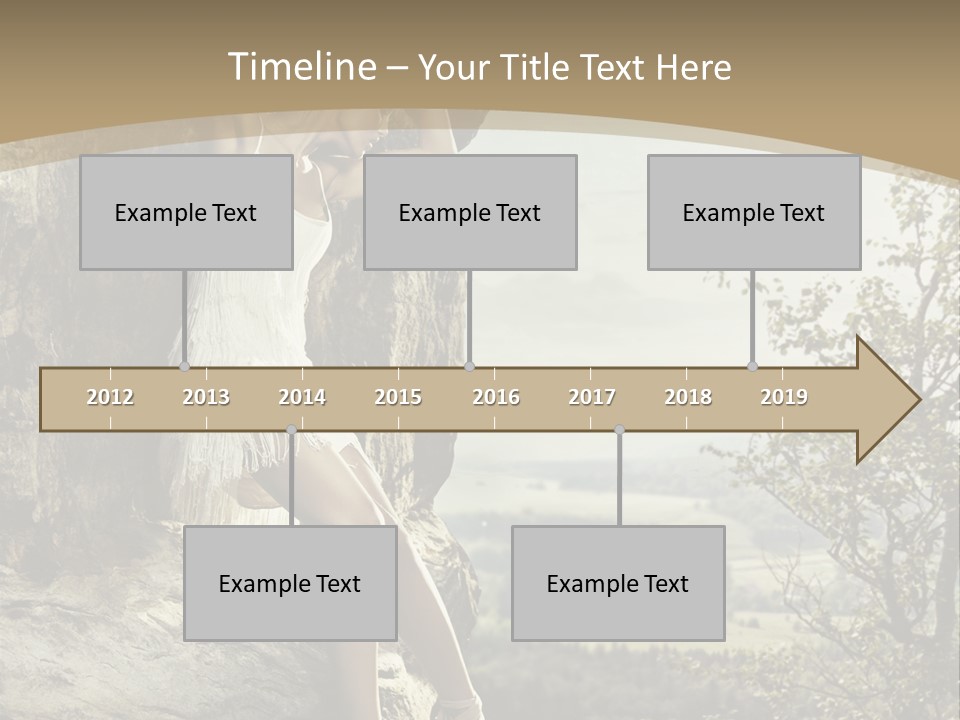 Background Lights Gorgeous PowerPoint Template