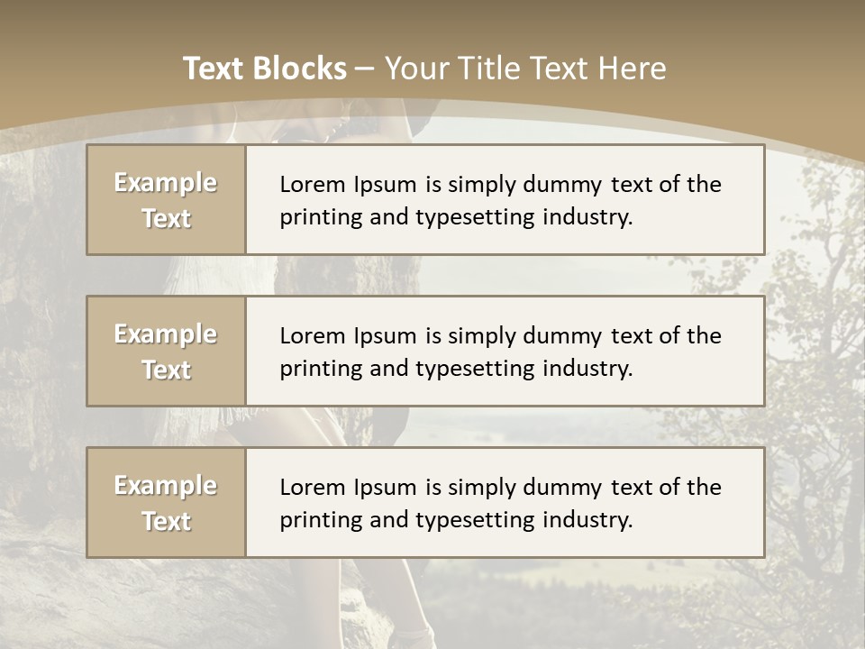 Background Lights Gorgeous PowerPoint Template