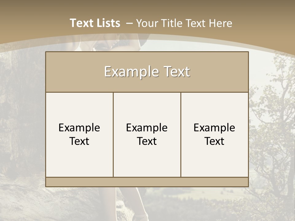 Background Lights Gorgeous PowerPoint Template