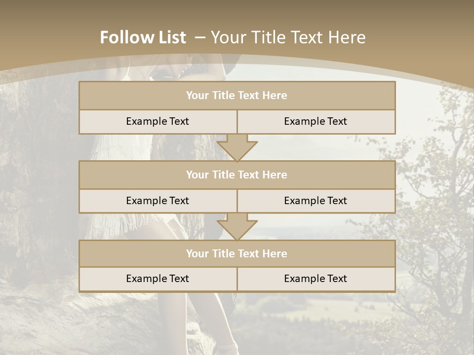 Background Lights Gorgeous PowerPoint Template