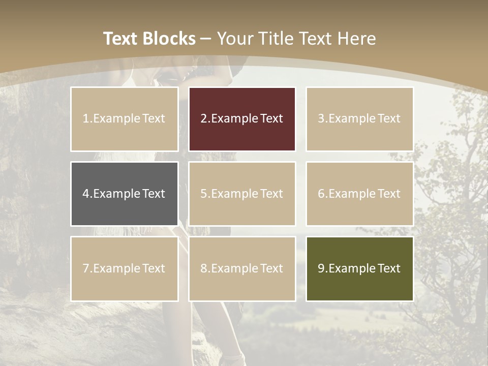 Background Lights Gorgeous PowerPoint Template