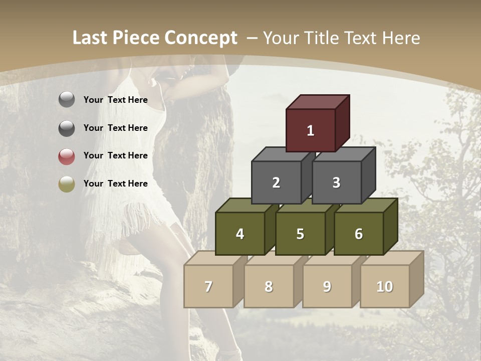 Background Lights Gorgeous PowerPoint Template