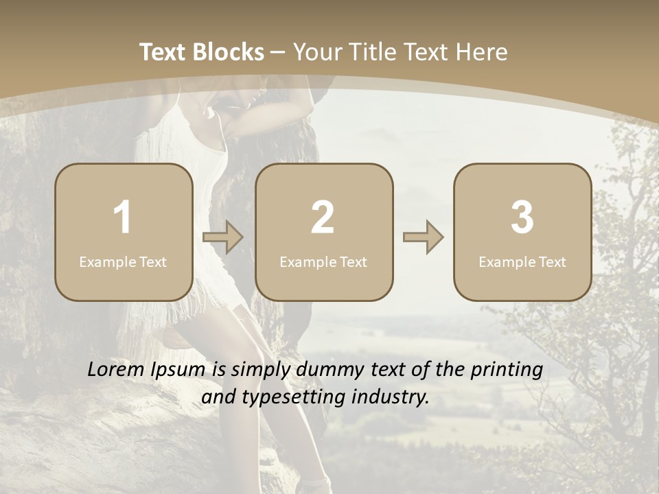 Background Lights Gorgeous PowerPoint Template