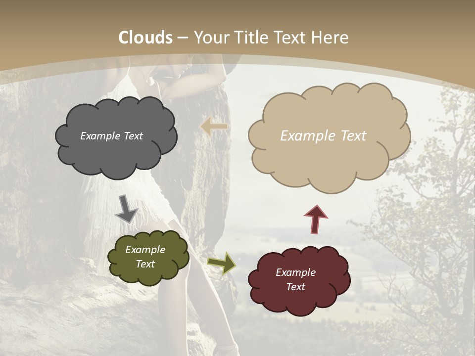 Background Lights Gorgeous PowerPoint Template