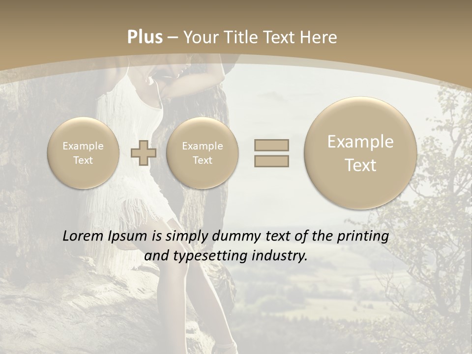 Background Lights Gorgeous PowerPoint Template
