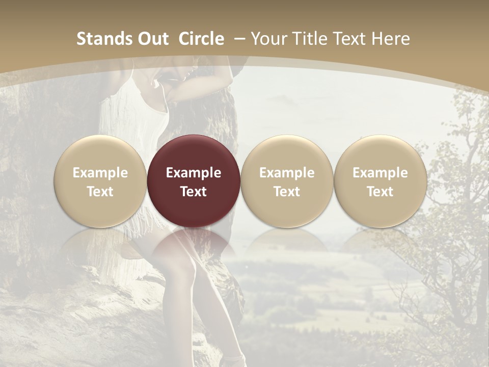 Background Lights Gorgeous PowerPoint Template