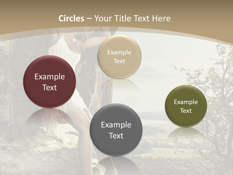 Background Lights Gorgeous PowerPoint Template