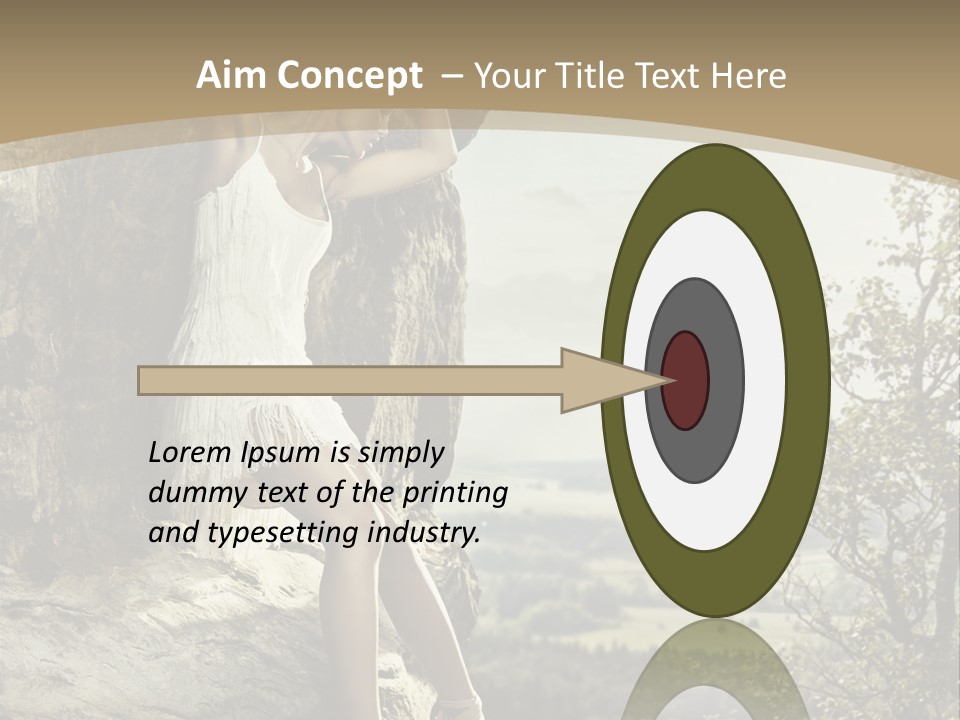 Background Lights Gorgeous PowerPoint Template