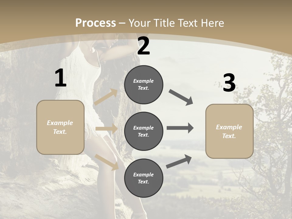 Background Lights Gorgeous PowerPoint Template