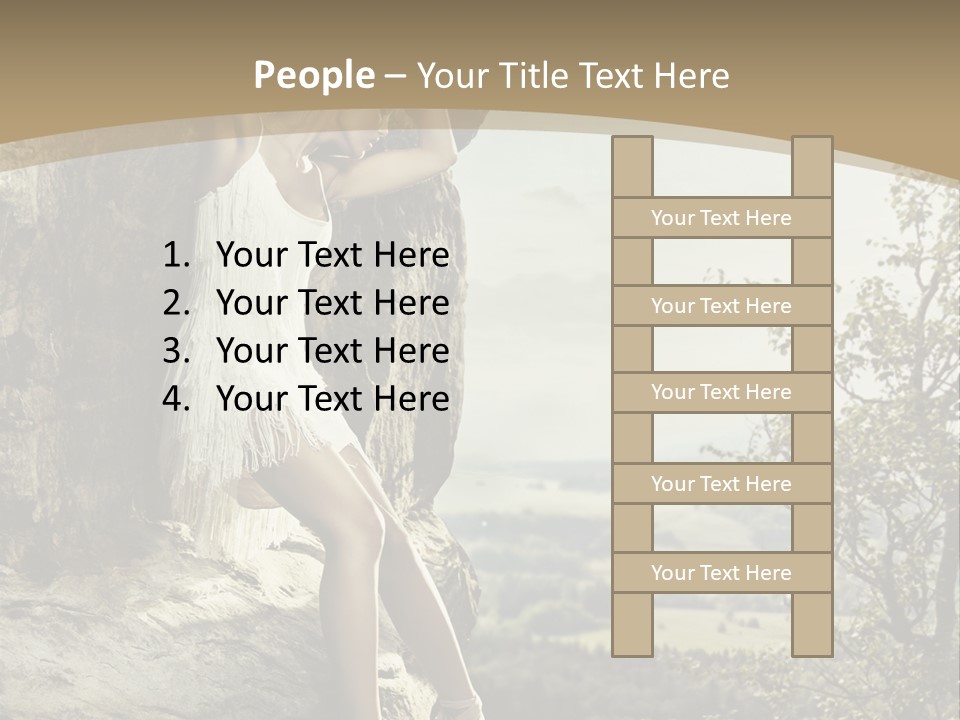 Background Lights Gorgeous PowerPoint Template