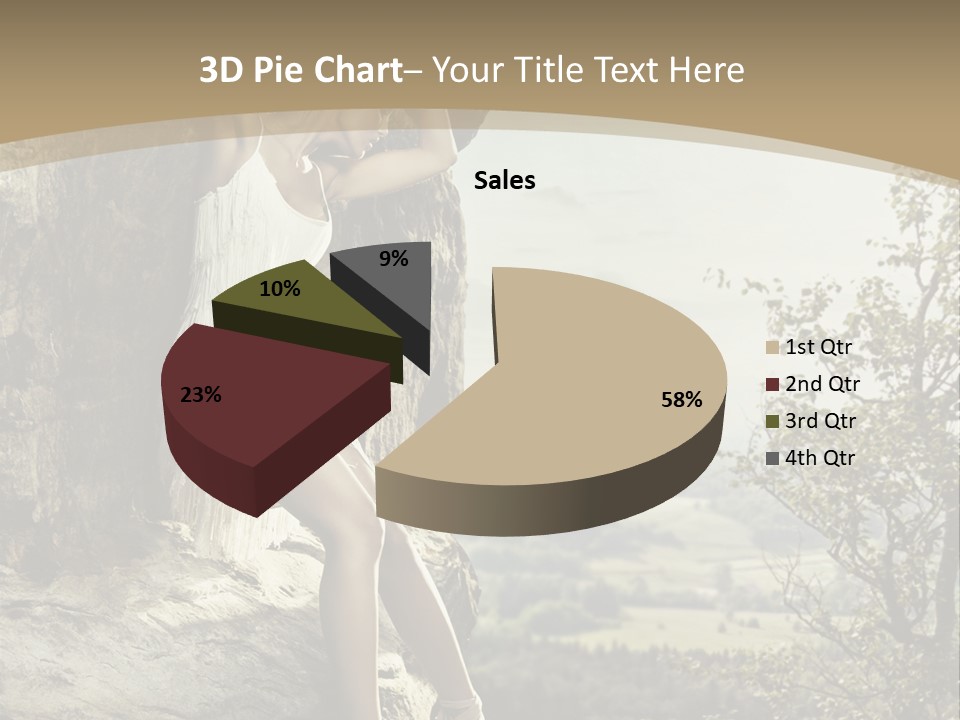Background Lights Gorgeous PowerPoint Template